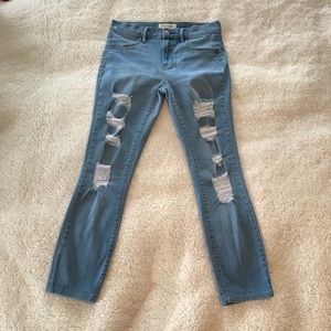 💖PACSUN Ripped Jeggings Sz 27 Wst, 24” Leg Inseam